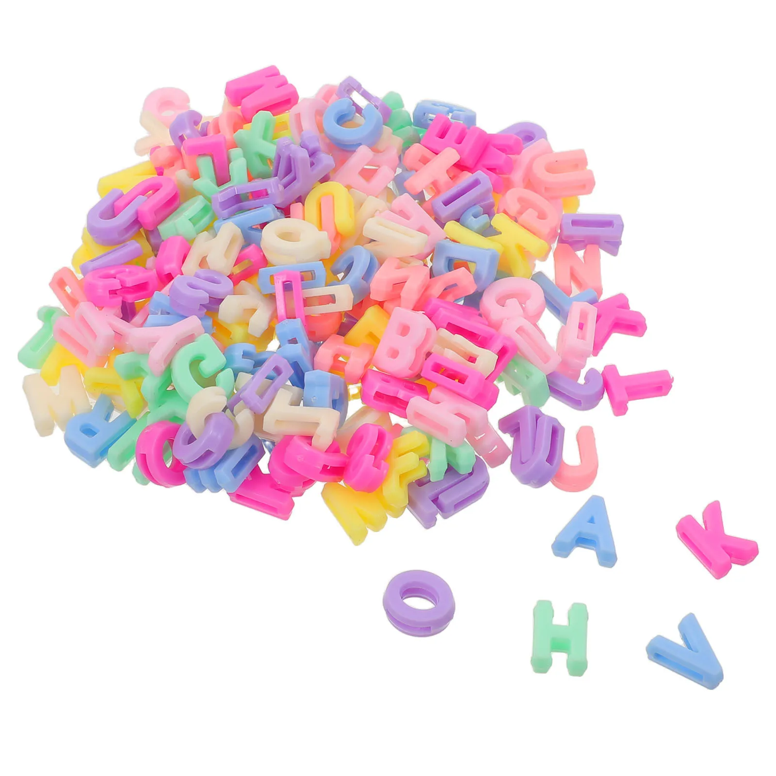 

700Pcs Alphabet Beads Multi-Color Letter Charms DIY Bracelet Necklace Keychain Making Supplies Craft Beads for Jewelry Creation