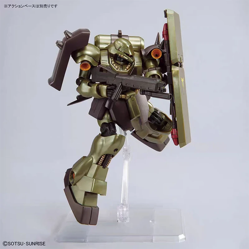 Bandai Gundam Modèle Kit HG 1/144 AMS-119 GEAR DOGA Action Figure (AXIS SHOCK tenstein GE COLOR) Cadeau Collection de jouets pour les enfants