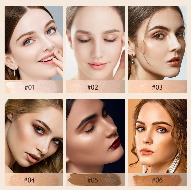 For A Long Time Moisturizing And Delicate And Not Easy To Remove Makeup Concealer Liquid Foundation