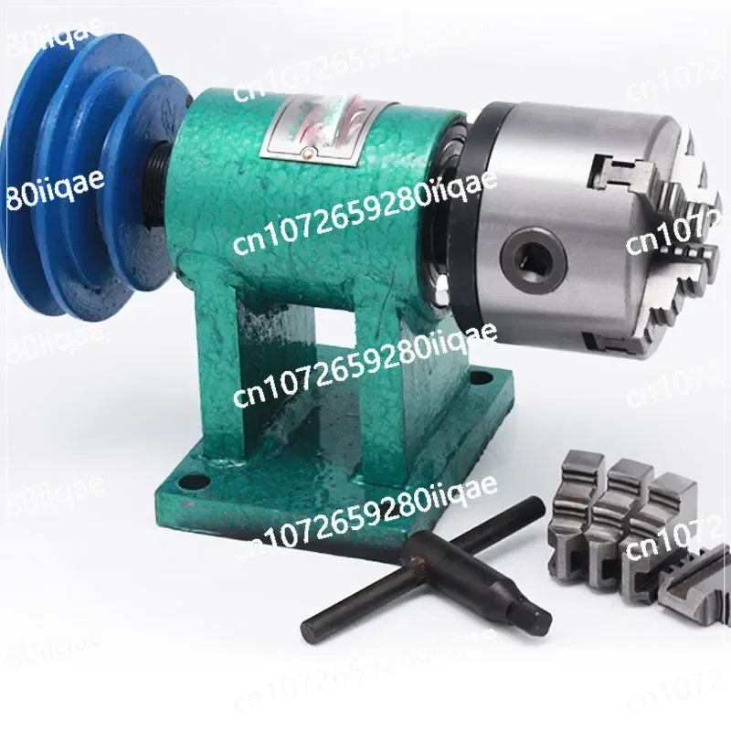 Homemade Lathe Spindle Woodworking DIY Metal Assembly Bead Machine Three-claw Four-claw Self-centering Chuck Modification Set