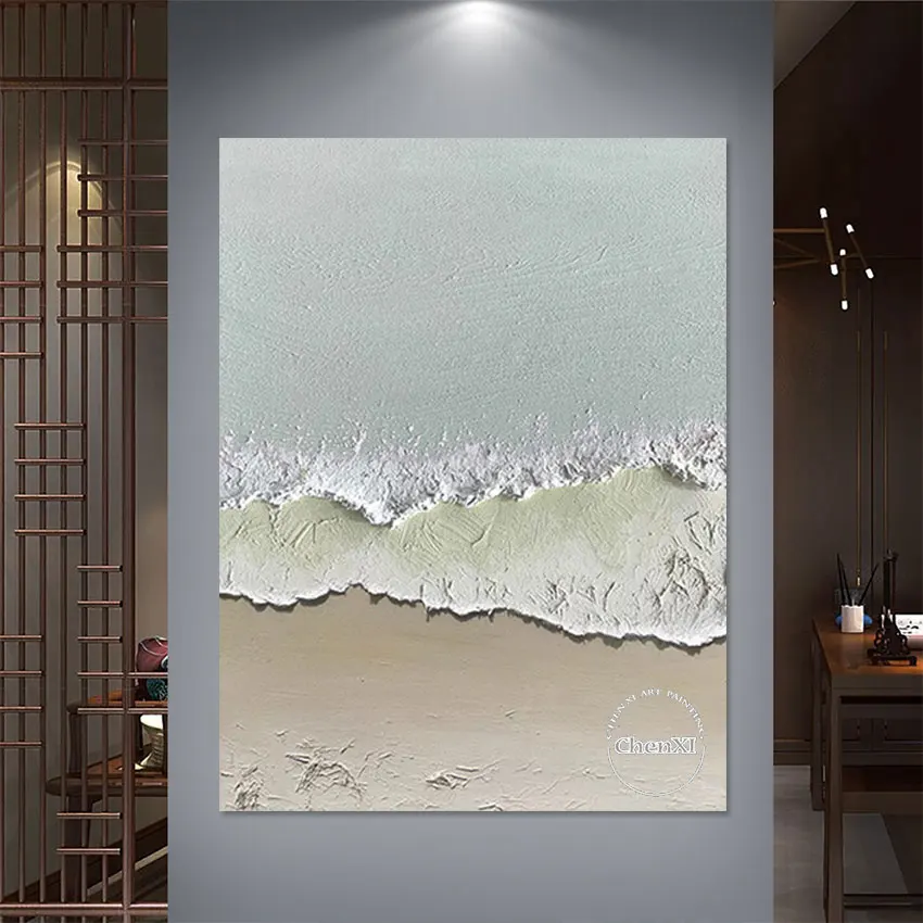 

Thickness Acrylic Art, Hotel Decor Big Size Wall Hangings, Pure Handmade Oil Painting, Canvas Murals Art Poster For Modern Home