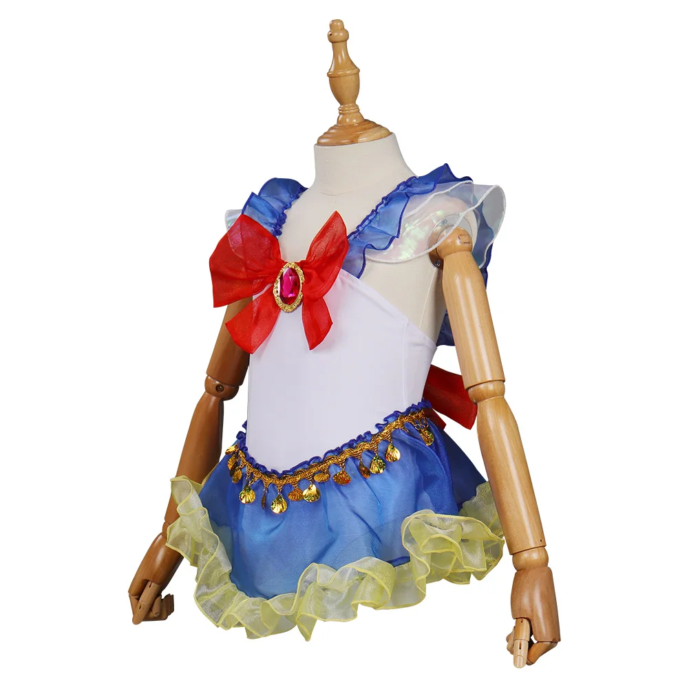 Tsukino Cosplay Usagi costumi da bagno Costume Cosplay bambini ragazze tuta Costume da bagno abiti Halloween Carnival Suit
