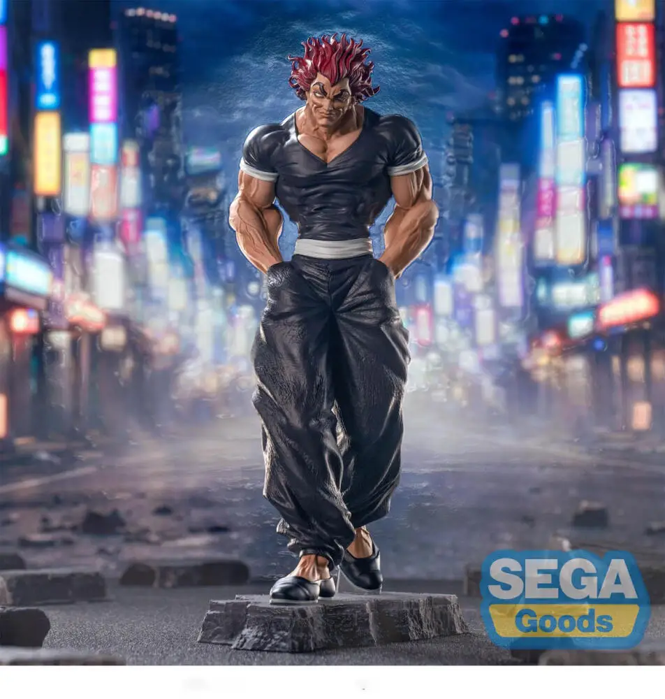 Genuine In Stock SEGA Luminasta Baki-Dou Yujiro Hanma Figure Anime Model Toy Collectible