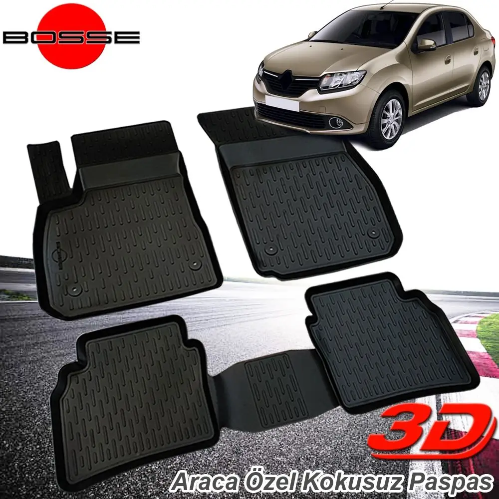 For Renault Symbol floor mat 3D pool Sedan 2013 post