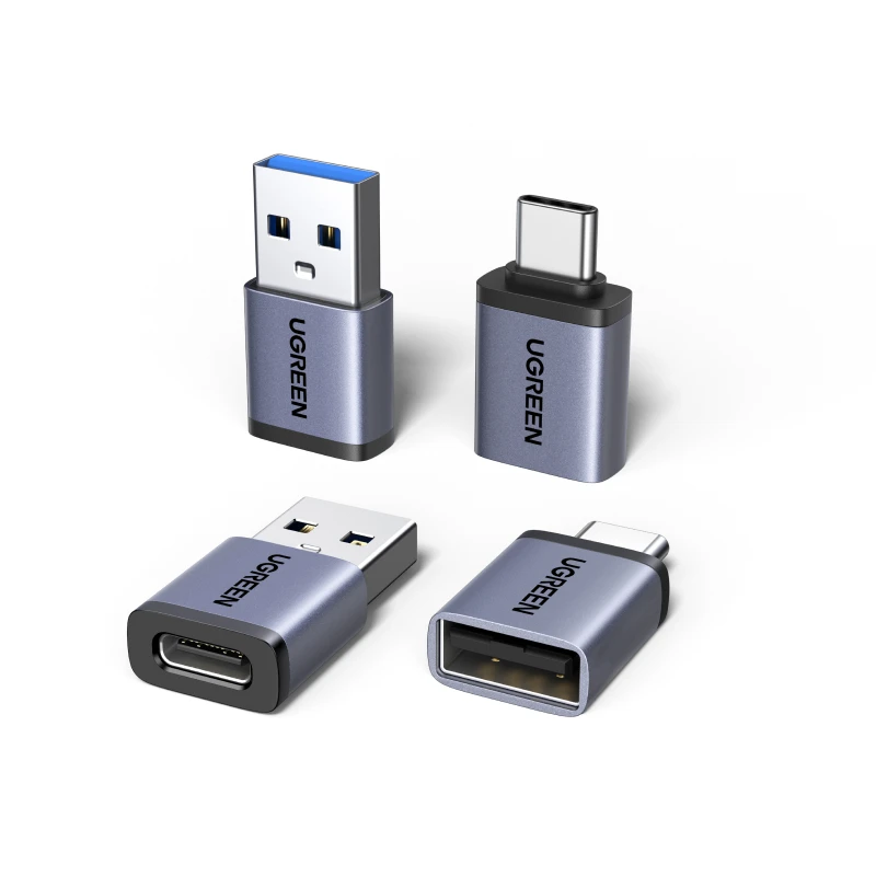 UGREEN Adapter USB 3.1 OTG Kabel USB A Męski na USB C Żeński Konwertery 4 sztuki Do Macbooka Samsung S10 Huawei USB na Type-C OTG — zdjęcie produktu 7