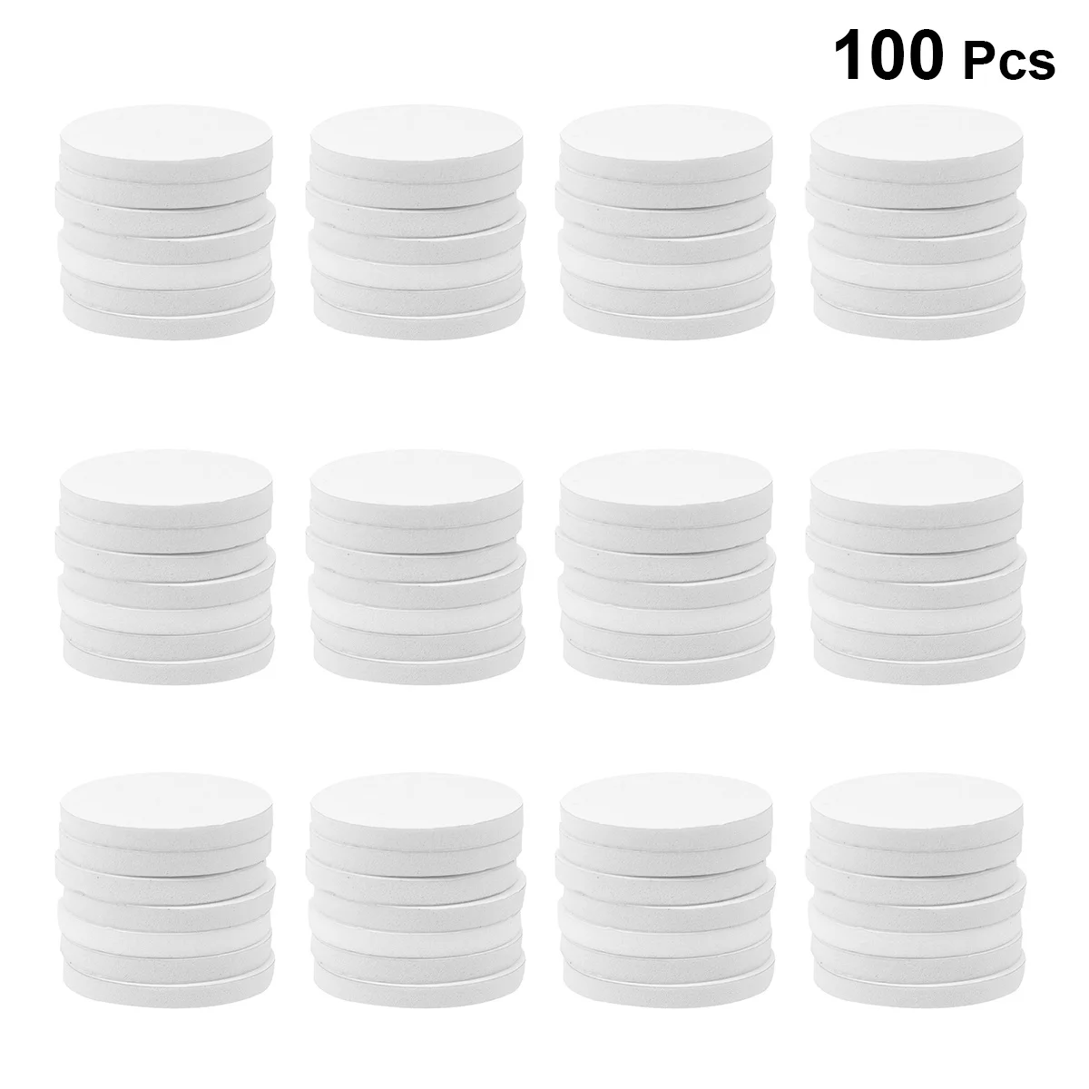 

100Pcs Double Sided Adhesive Glue Stickers Strong Sticky Tape for DIY Craft Home Office Decor Bonding Fixing Lightweight Easy