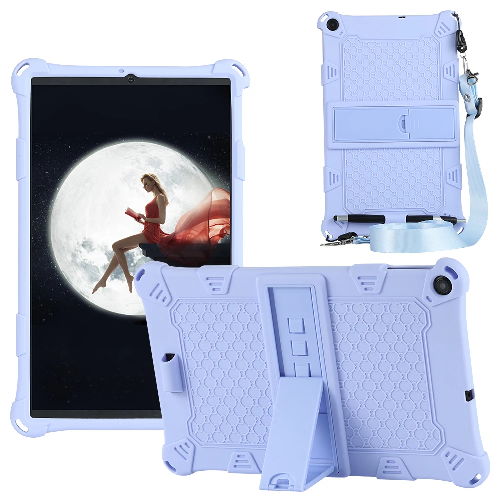Tablet Case For Alldocube IPlay 40 Pro 40H 10.4' 30 Pro 10.5' 20 Pro 20S 10.1' 8T 8' Silicone Kickstand Cover With Neck Strap