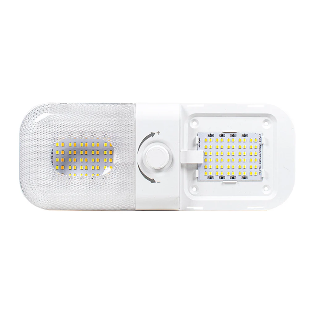 

LED Dome Light for RVs Featuring Dimmable Brightness Control and Three Light Output Types White Warm Yellow Yellow