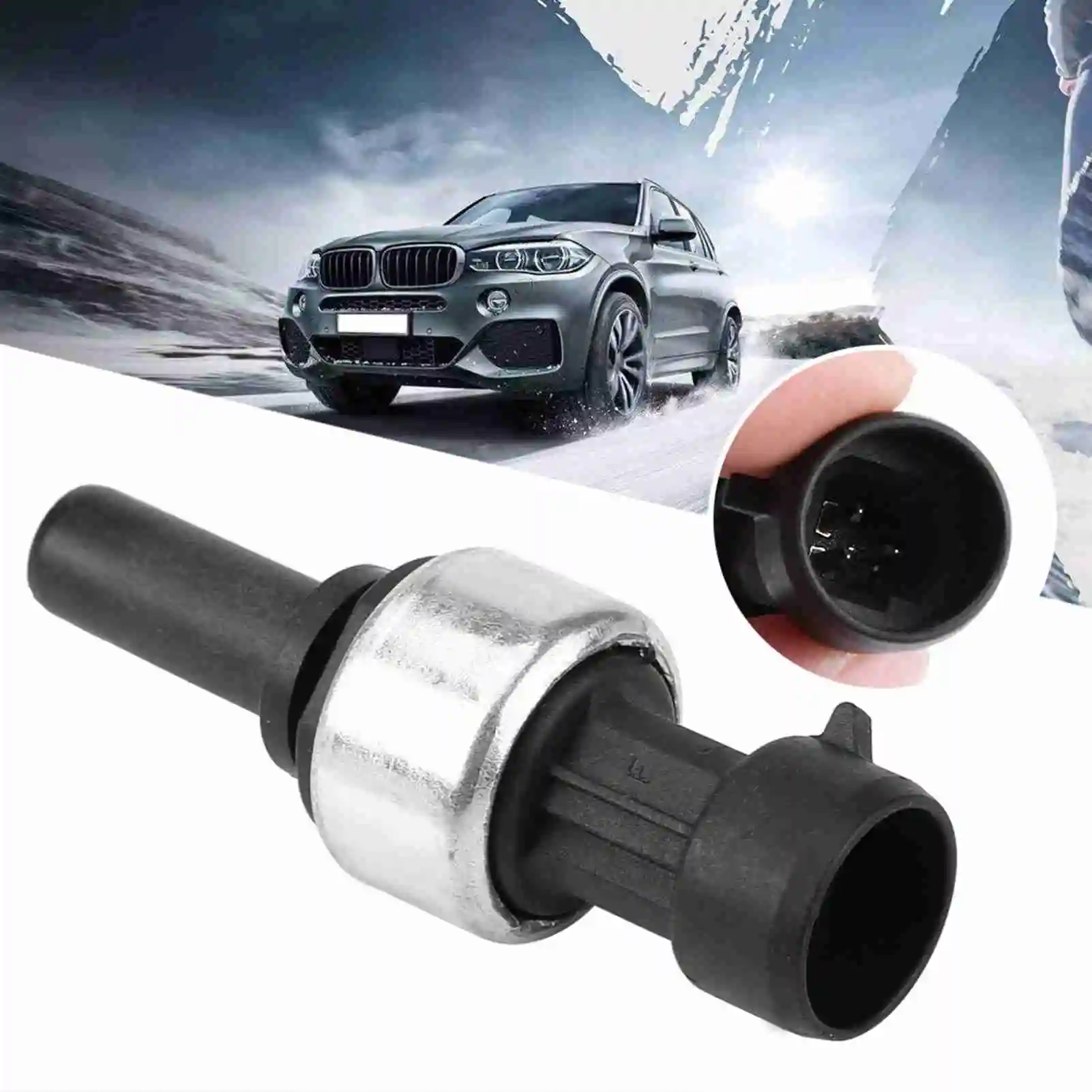 

Car Vehicle Low Air Pressure Sensor Metal Plastic Car Air Pressure Sensor Transductor for Navistar 2505669C91 5005758 5008677