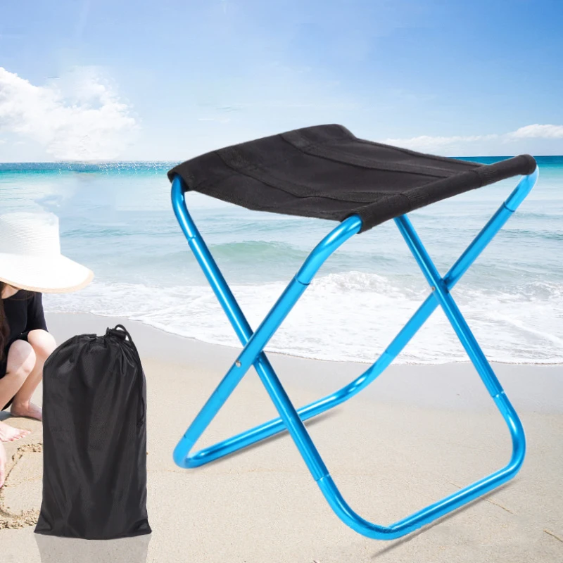 

Vilead Folding Camping Fishing Chair Stool Ultralight Aluminum Portable for Camping Picnic Tourist Outdoor Foldable Chair