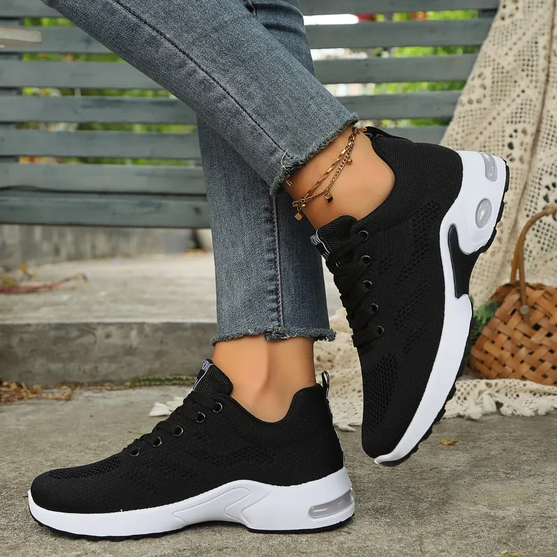 Women Platform Casual Sneakers Shoes Mesh Breathable Running Chunky Summer Sports Tenis Shoes 2024 Luxury Vulcanize Shoes