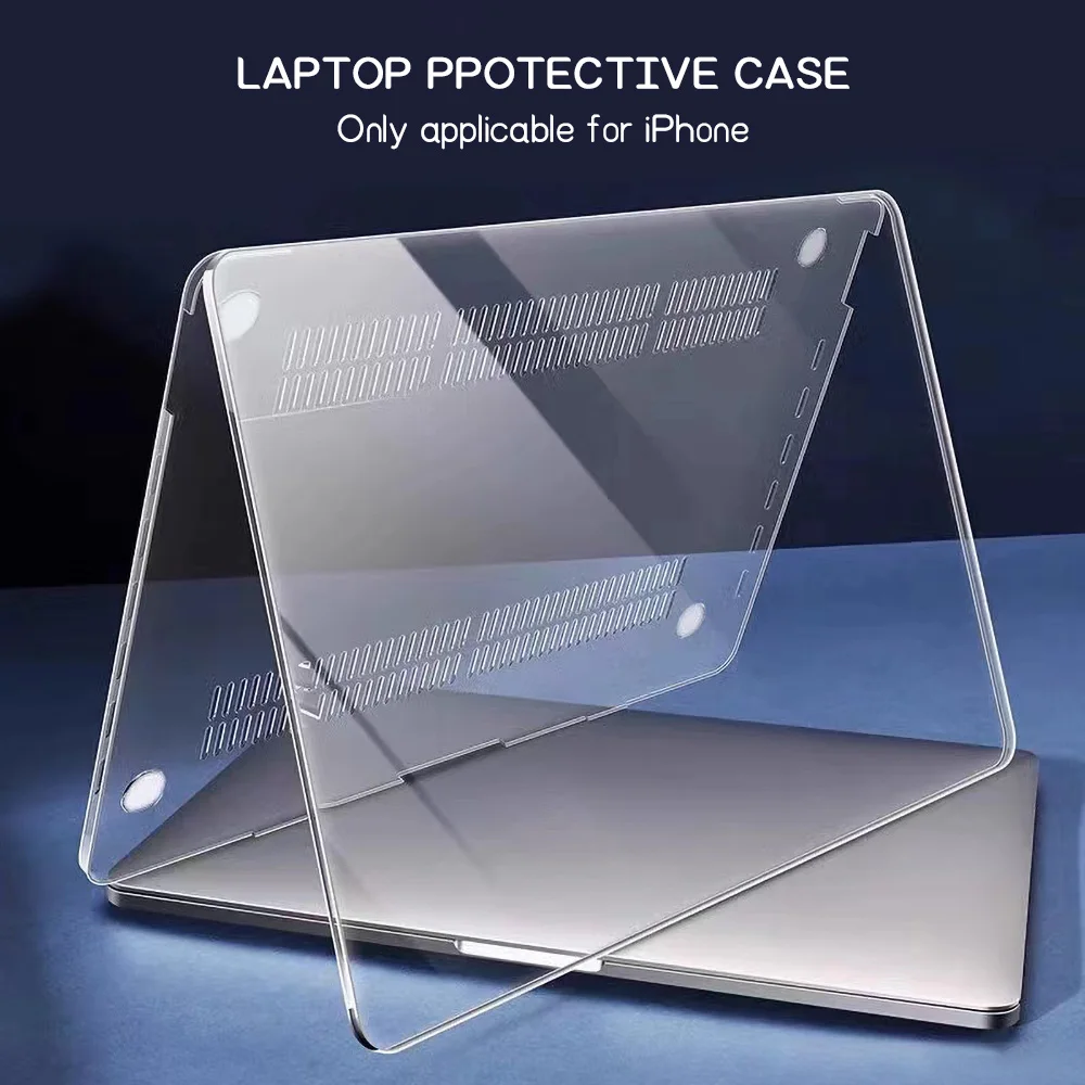 Funda Transparente para Laptop Apple Macbook Air 13.3 A1932 A2179 Pro 13.3 A1706 A1708 A1989 A2159 A2251 A2289