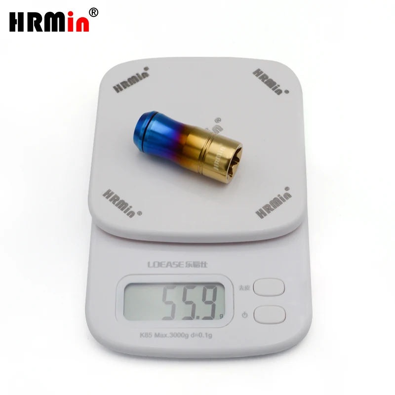 HRMin never rust Gr.5 titanium cone seat free washer wheel lug nut titanium nut M12*1.25*52mm for Nissan,Greatwall,Geely,Subaru