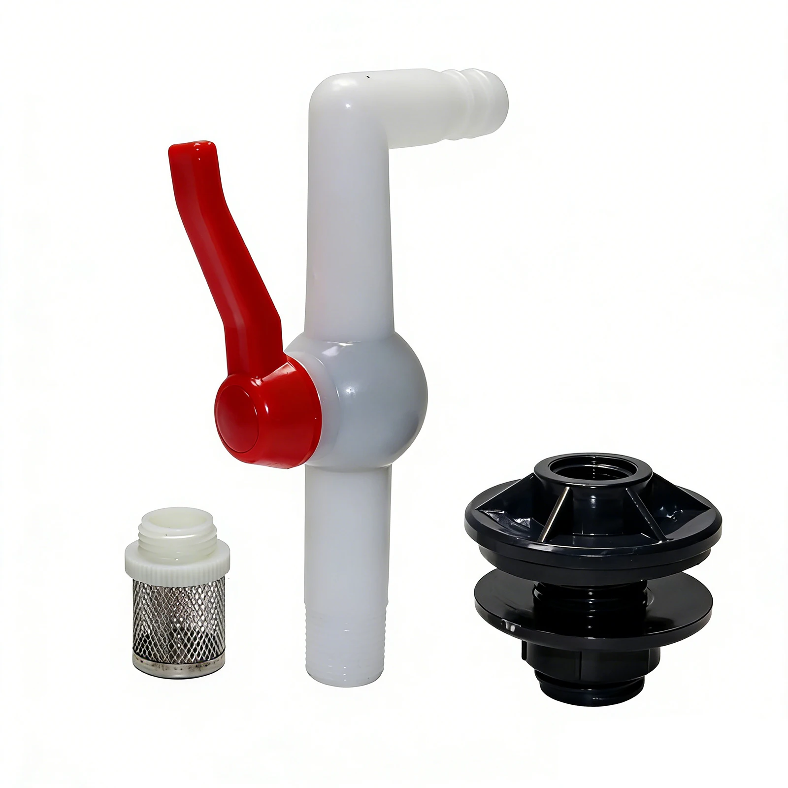 Rainwater bucket faucet IBC water tank adapter Garden irrigation water pipe joint Fish tank drip irrigation Plastic flange Kit