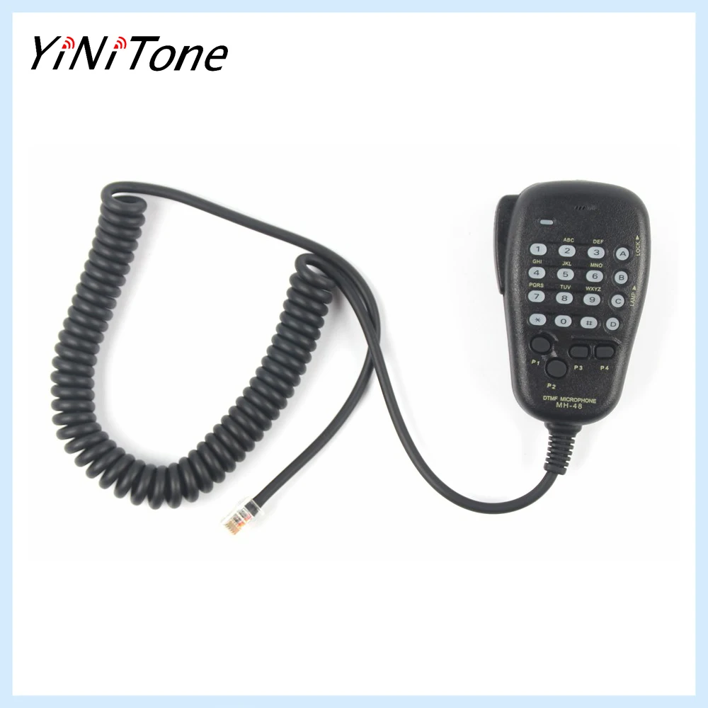 MH-48A6J 6pin DTMF Speaker Microphone PTT Handheld Shoulder For YAESU FT-7800R FT-2900R FT-8500M radio