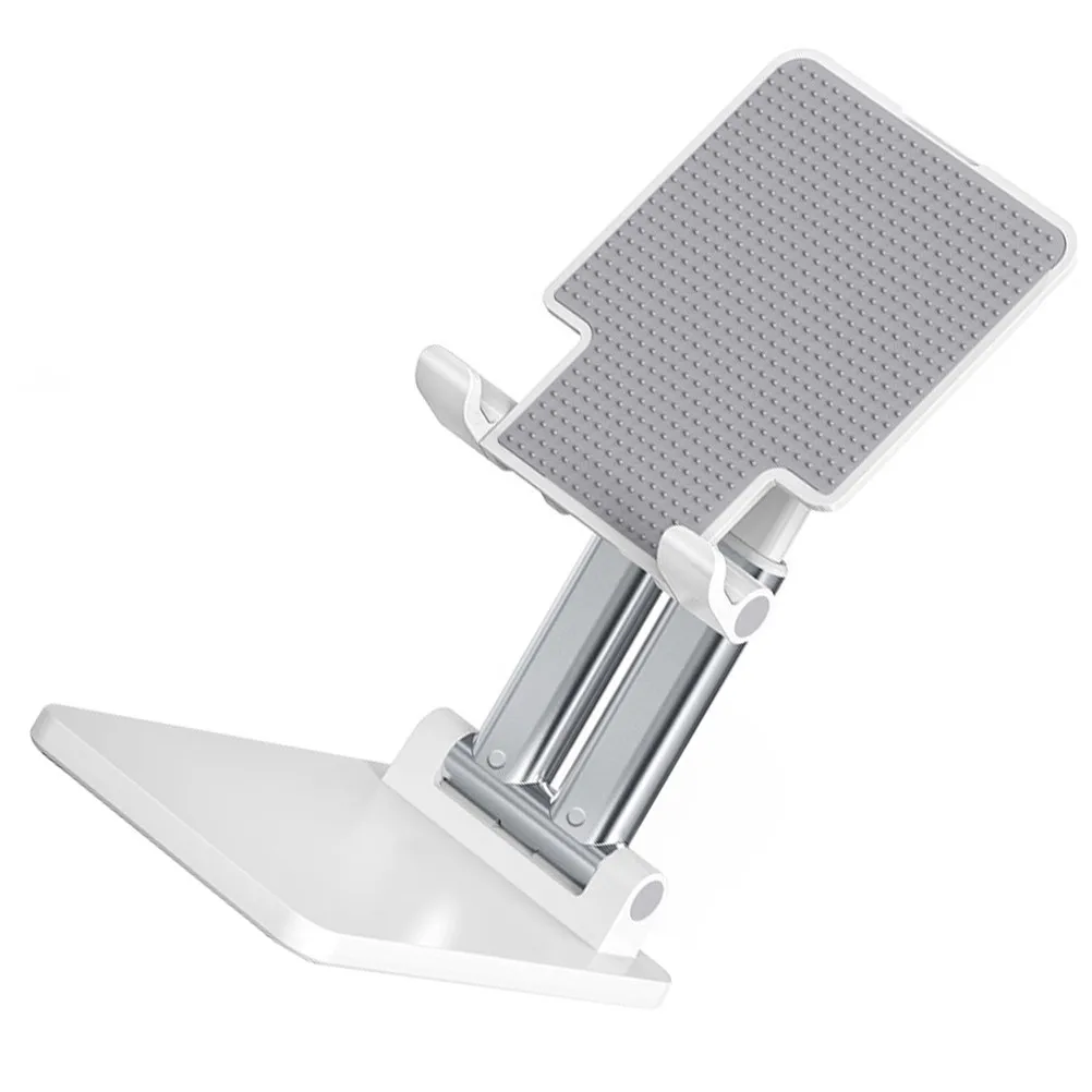 

Foldable Telescopic Tablet Stand Adjustable Multi-Angle Phone Holder Stable Double Pole Support Dock Tablet Holder