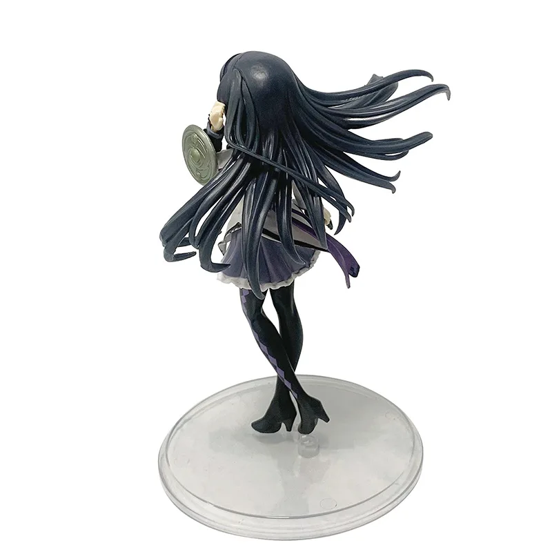 Anime Puella Magi Madoka Magica Figura 17 cm Akemi Homura Action Figural Modello in PVC Decorazione Kawaii Bambola Giocattolo per bambini Regalo di Natale