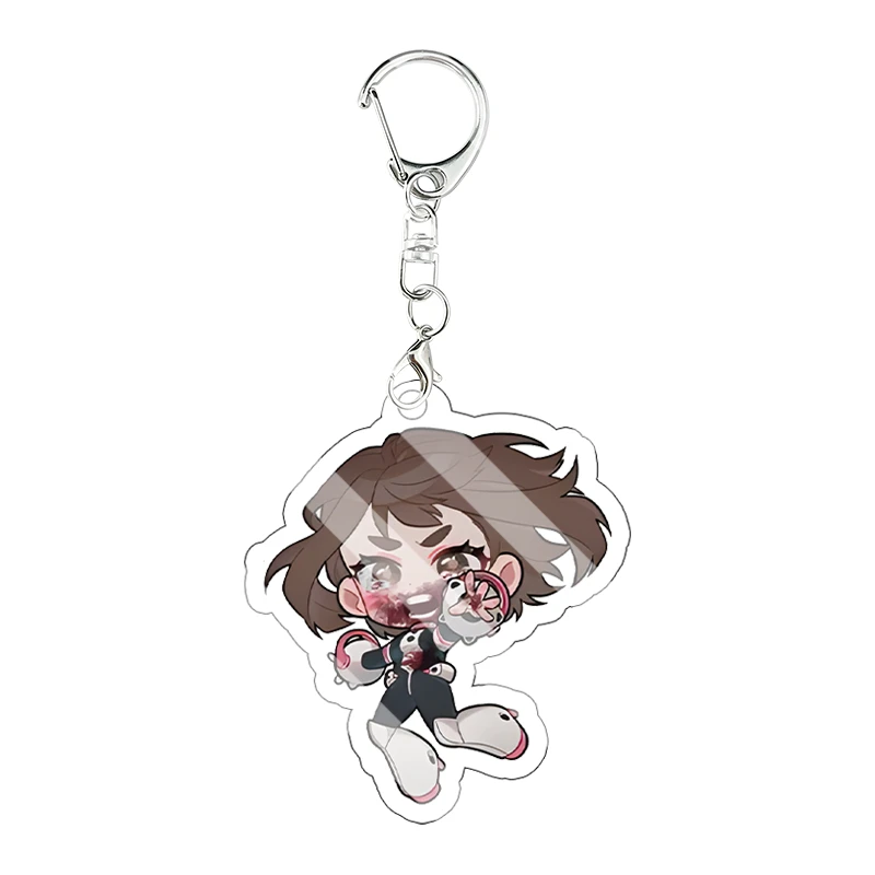 My Hero Academia Acryl-Schlüsselanhänger Niedliche Q-Version Shoto Todoroki Ochaco Uraraka Anhänger Taschencharms Anime-Deko Schlüsselring Geschenk – Detail 10