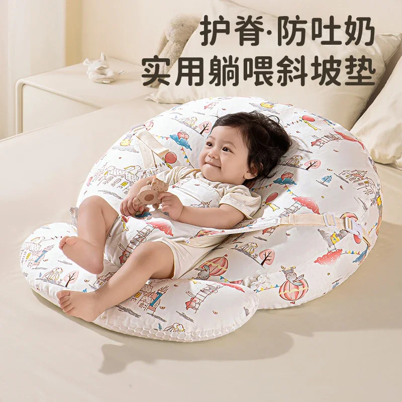 

Baby Anti Spitting Slope Pad Anti Milk Choking Slope Pillow Nursing Newborn Lying Cushion Nursing Artifact Pillow