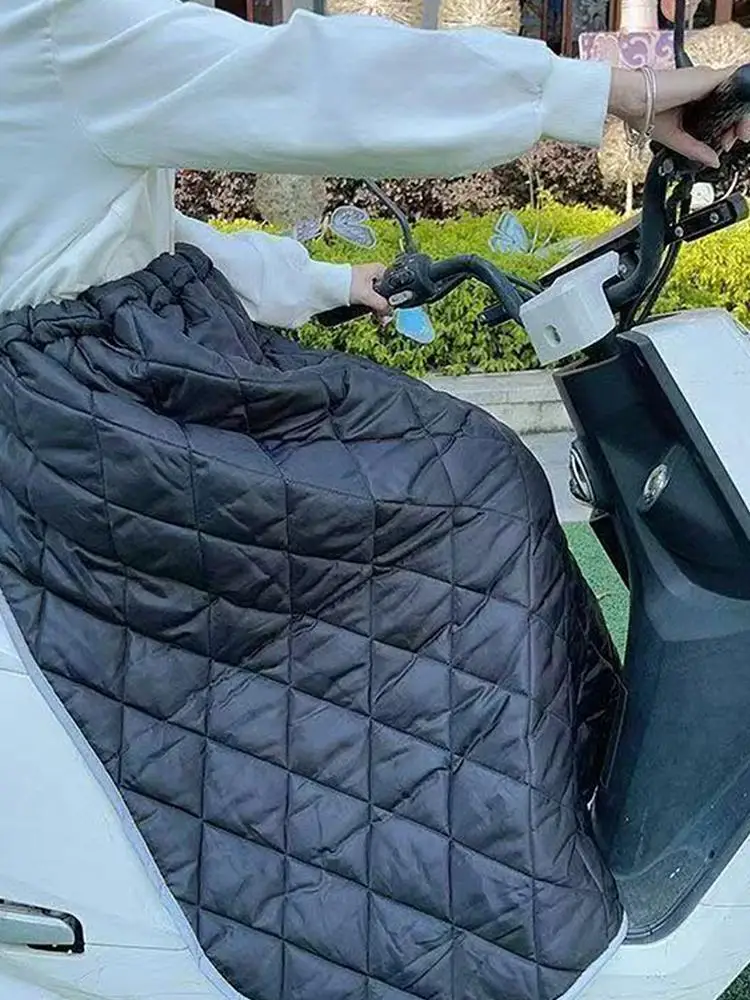 Motorcycle Winter Leg Cover Windproof Thickened Apron Scooter Leg Protector for Winter Cold Weather Motor Scooter Outdoor Riding