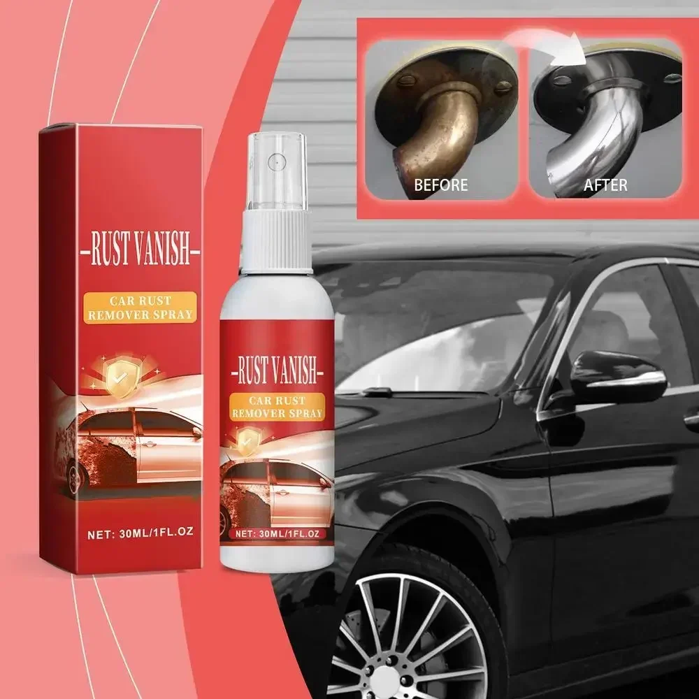 

Car Rust Remover Spray Metal Surface Chrome Cleaner Car Body Paint Care Compound Automobile Wash And Maintenance Agent