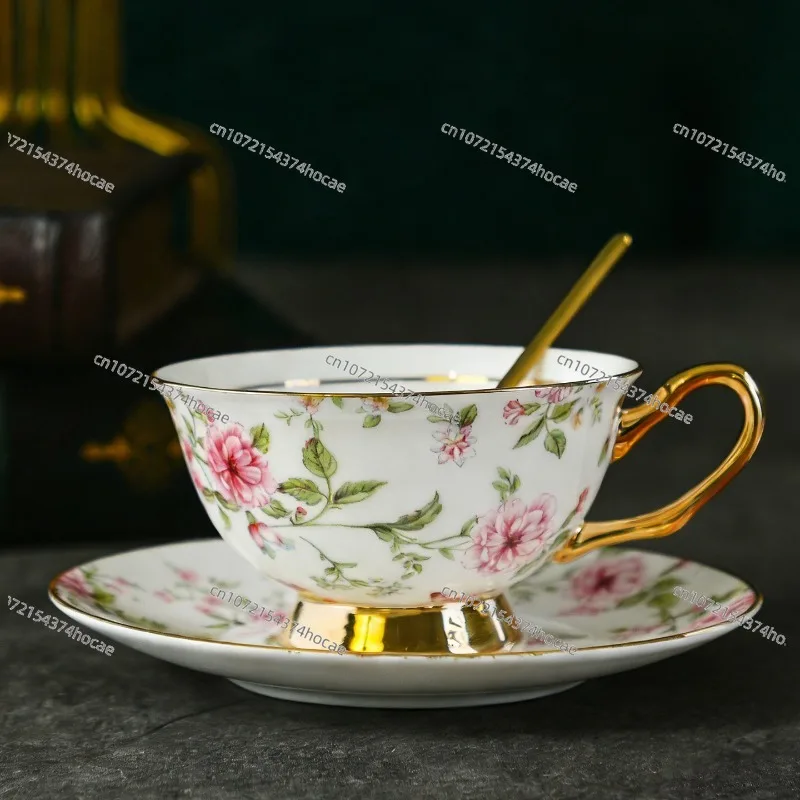 Bone china coffee cup tea cup set high-end exquisite afternoon tea tea set high-end light luxury ceramics - view 4