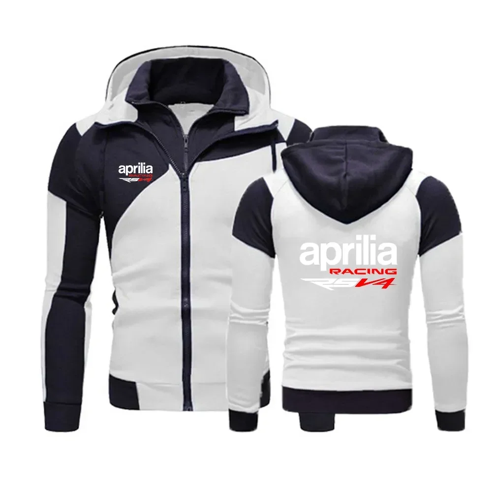 Aprilia Racing RSV4  Men New Harajuku Sweatshirt Spring Autumn Fleece Hoody Cotton Zipper Hoodies Jacket Male Clothing