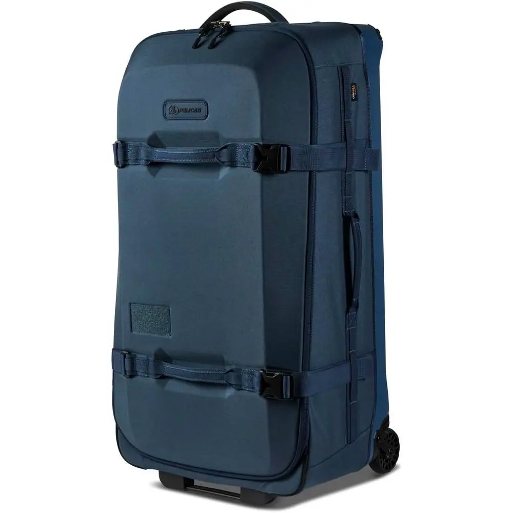 32 Inch Wheeled Suitcase with Duel Bag Check-in Luggage (Indigo)
