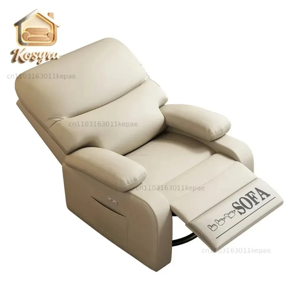 Multifunctional electric massage shakable first-class space sofa cabin living room balcony single manicure reclining chair