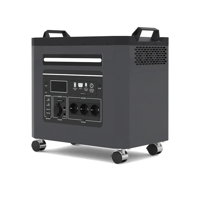 

[Hot Sale] Portable 3300W Hybrid Solar Generator With Silent Off-Grid System 3.3KW Energy Storage Lithium Ion Battery Complete S