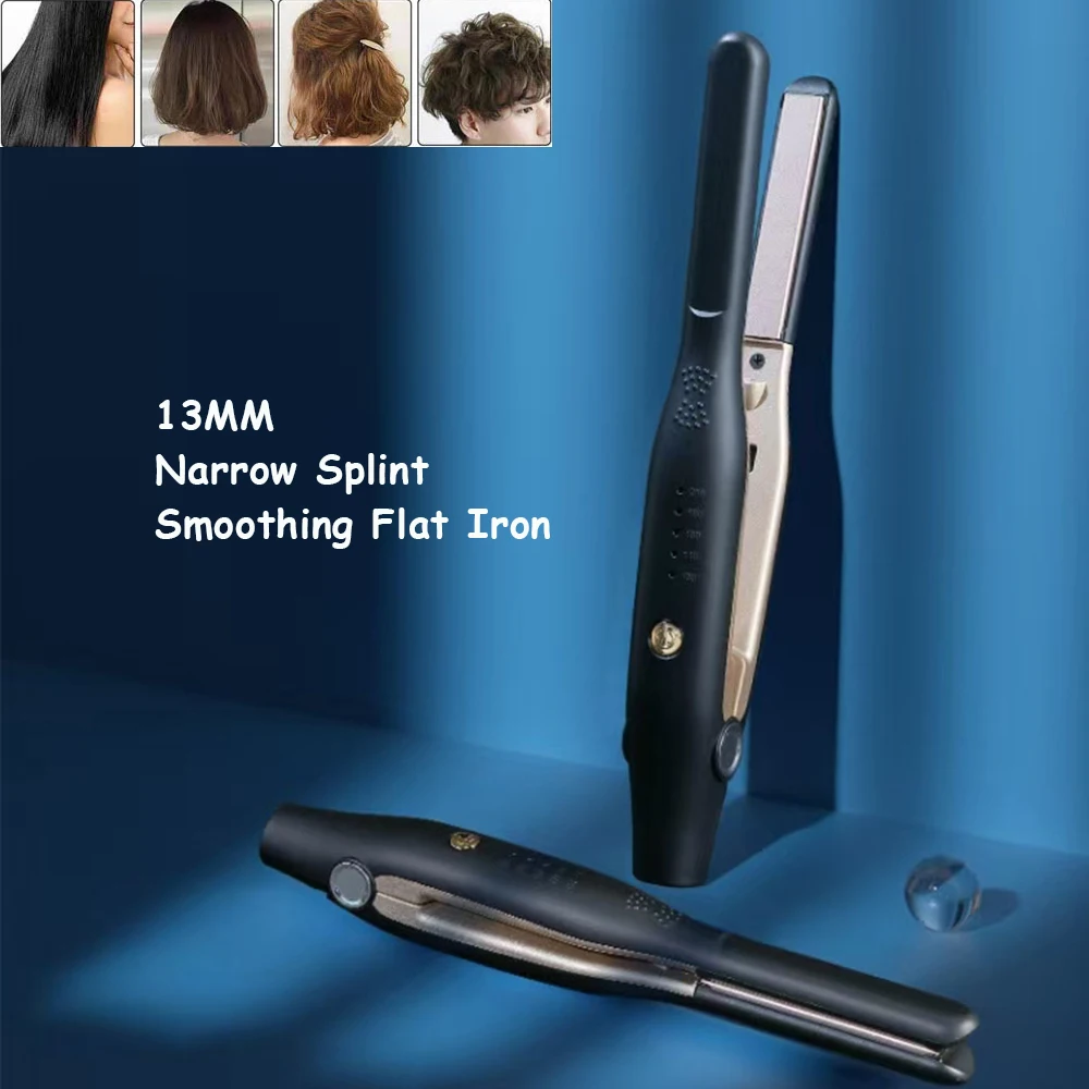 Narrow Splint Hair Plank Smoothing Flat Iron Electric Heating Hair Curle Hair Straightener For Short Hair Beard