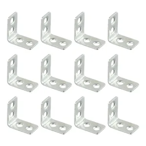 12pçs l -fallige Eckhalterungen, Metall -Eckhalterung, Schubladenregal, Wandhalterung, Geradewinkelfixierung, Eckstütze, Möbelhardware 10 Hauptverkauf Pega Canto - №6
