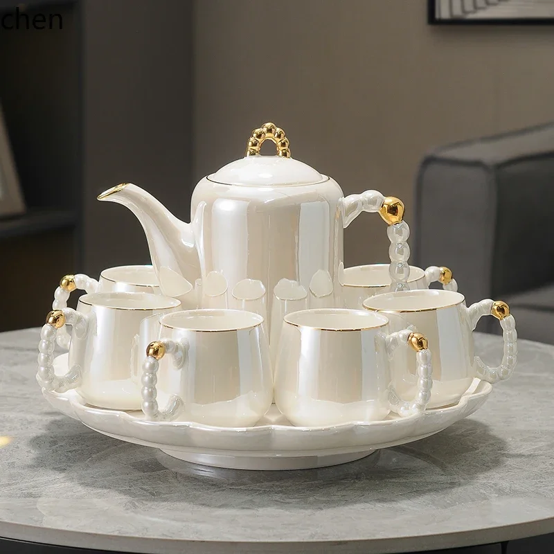 HT new home gifts practical high-end wedding gifts tea set gift box ornament