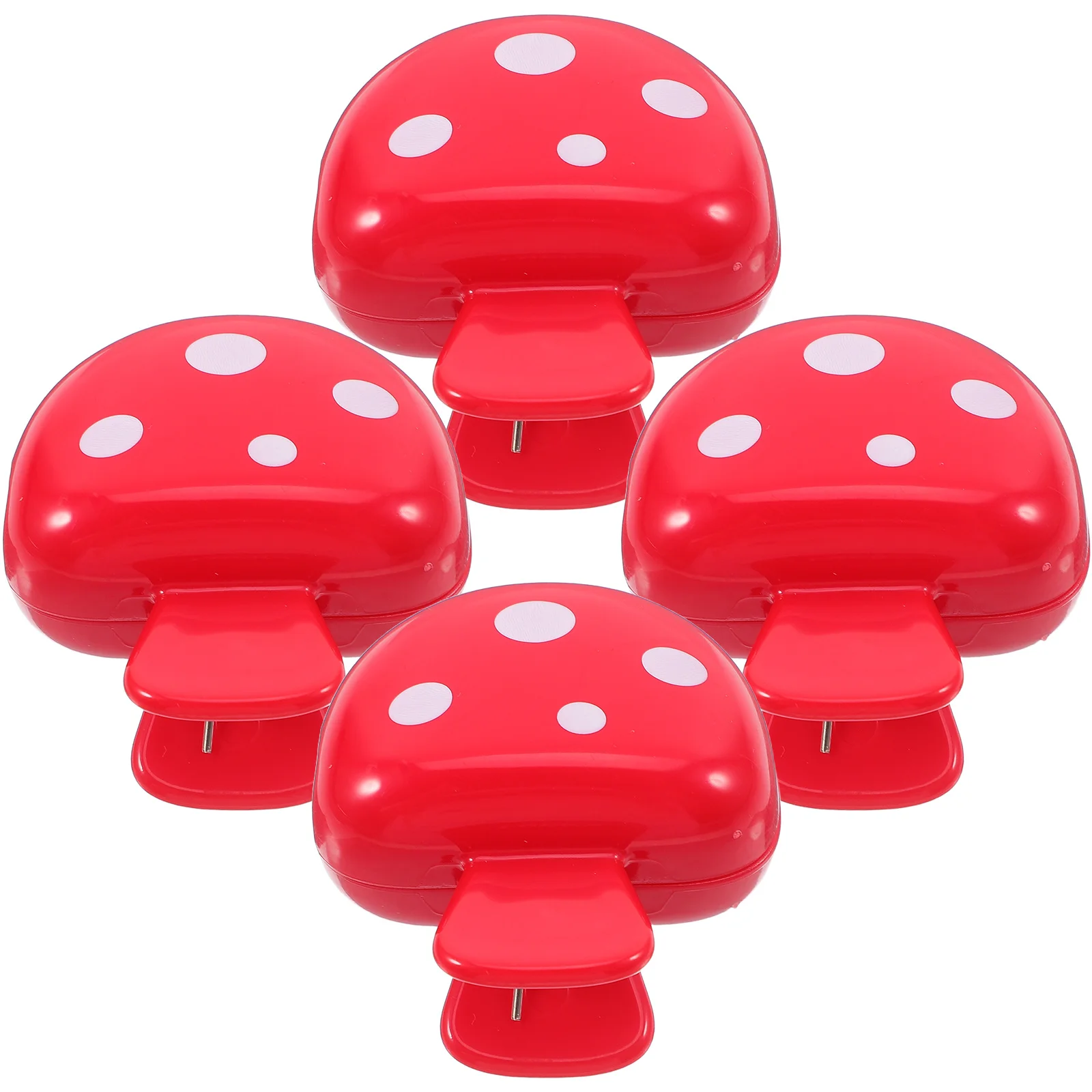 4 قطعة غطاء فرشاة الأسنان للسفر غطاء الفطر شكل الغبار المحمولة فرشاة الحال بالنسبة للمنزل التخييم الصالة الرياضية استخدام مشبك من البلاستيك الأحمر