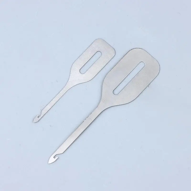 【Peace】20PCS Of Stainless Steel Quick Threading Machine Embroidery Sewing Accessories DIY Hand Woven Cross Stitch Threading Tool