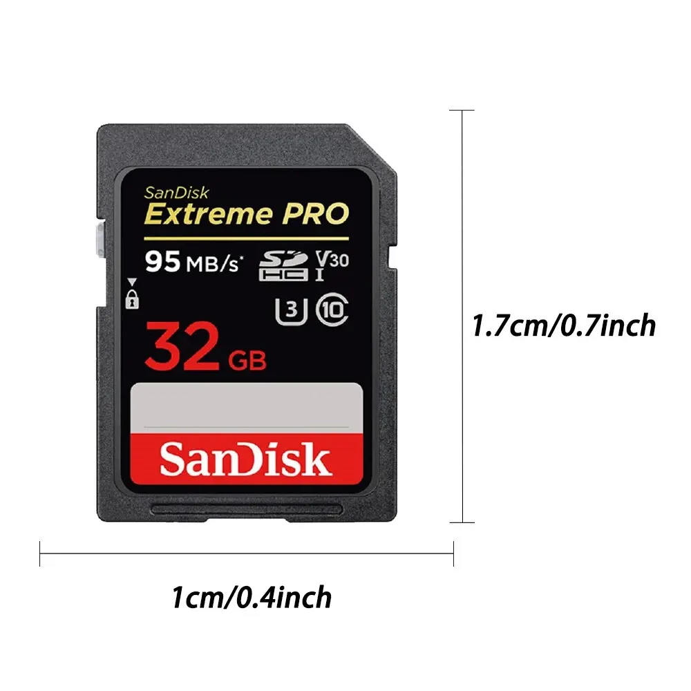 SanDisk Extreme Pro SD Card 128GB 64GB 32GB 512GB 256G 1TB SD 128gb Flash Memory Card SD U3 4K V30 Cards SDXC SDHC for Camera