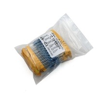 300Pcs 30 Values 1 2W Metal Film Resistor Kit 1 Tolerance 5 Color Bands 0 1 Ohm to 750 Ohm Assortment for Audio Equipment and Pr