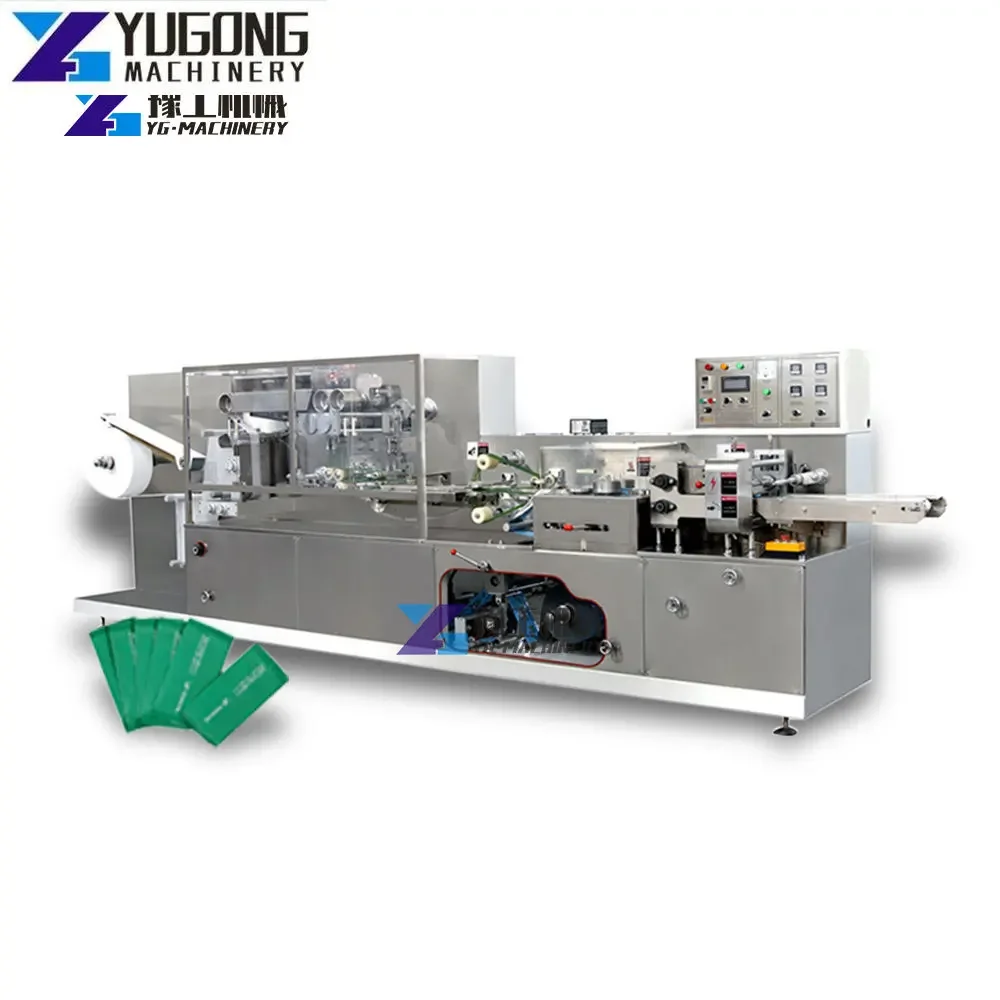 Wet Wipes Machinery Supplier Single Pack Wet Wipe Machine Production Automatic Wet Wipes Lid Applicator Machine Line