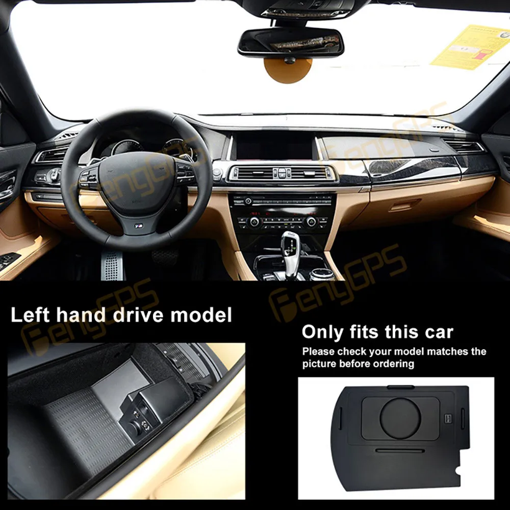 

2 DIN For BMW 7 Series F01 F02 2008-2015 15W Car Wireless Charger Special On-Board QI Phone Fast Charging Panel Car Accessories