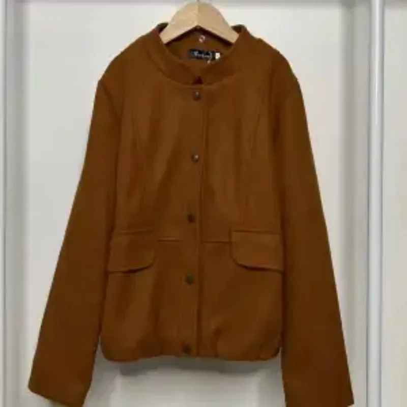 Woolen Coat Women's Autumn and Winter Short 2025 New Casual Versatile Foreign Style Fashionable Woolen Cardigan