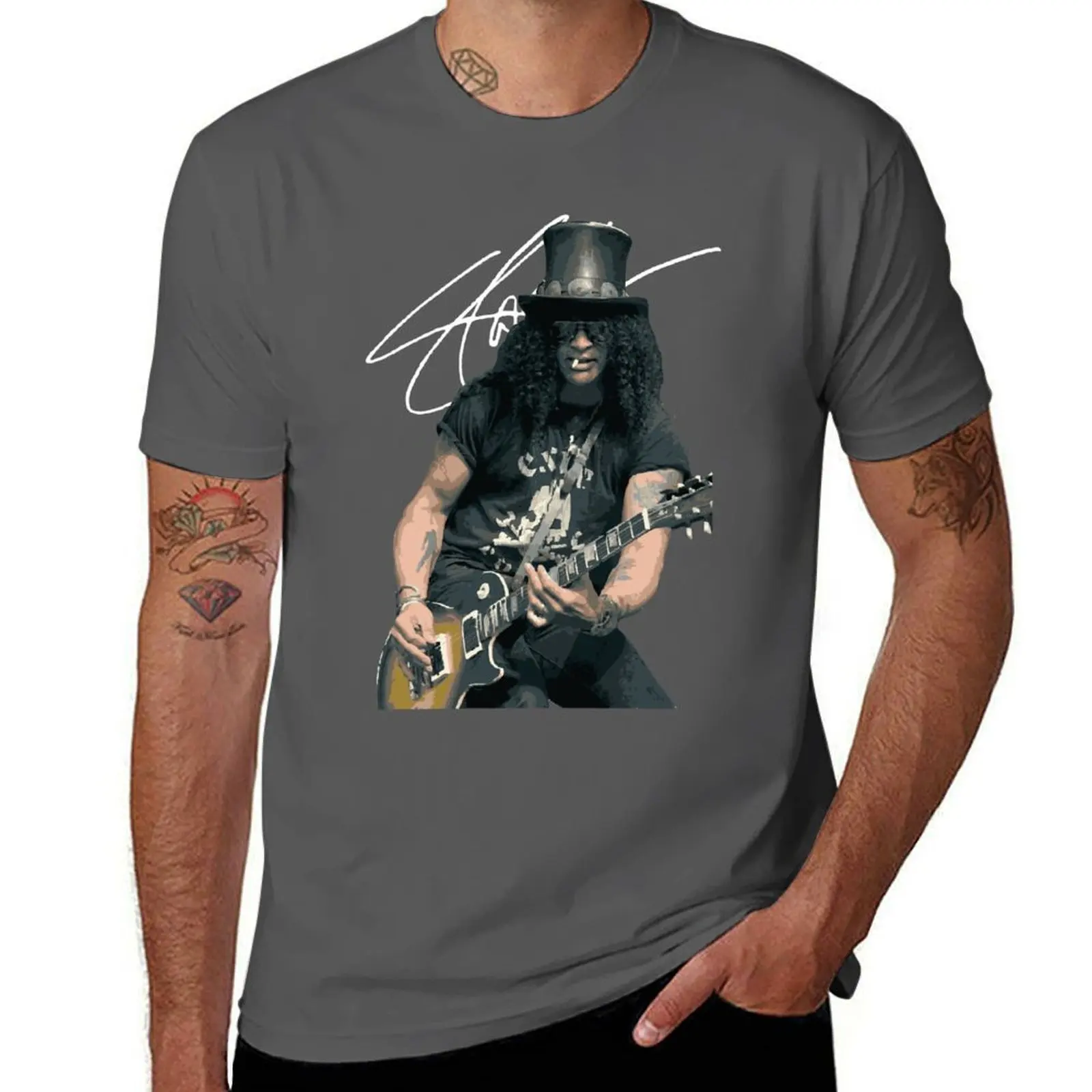 

Slash Guitar 13 T-Shirt t shirts for man pack cotton cotton t shirt man T-Shirt