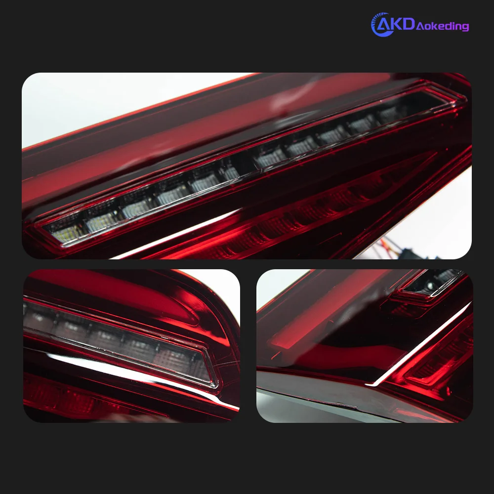 Taillight For Audi A3 Hatchback 2013-2016 Tail Lamp Car Styling DRL Signal Projector Lens Auto Accessories Rear