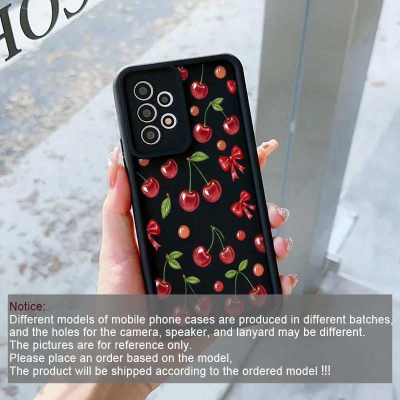 Funny Flower Cute Bow Cherry Pattern Phone Case for Xiaomi 17 PRO MAX 15T Pro 15 Ultra 14 T 13 12 T 11 Lite 5G Soft Cover Fundas - view 2