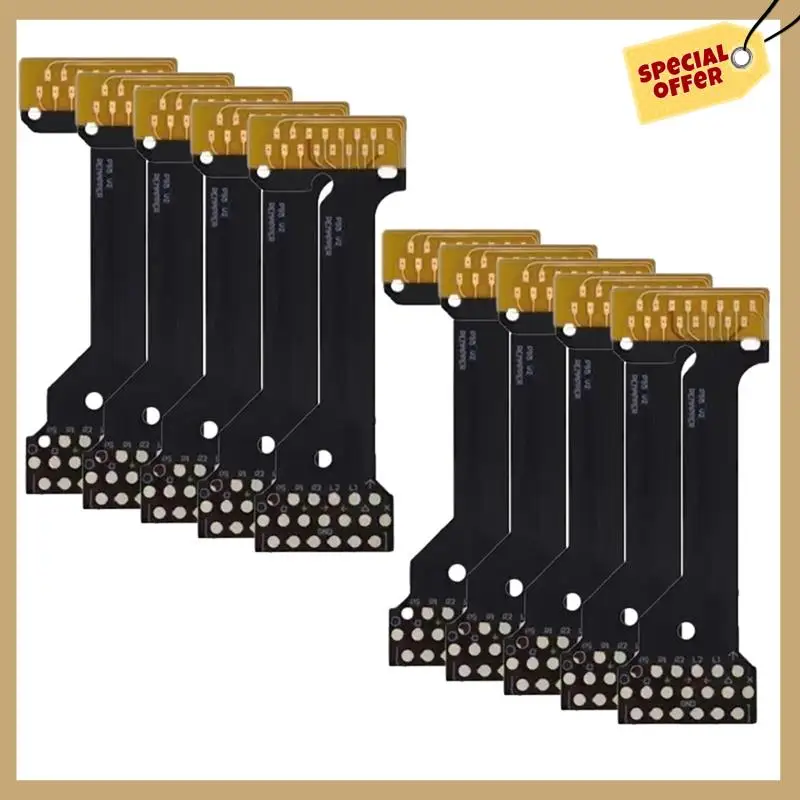 Stabile Leistung – 10 Stück, leicht zu entfernendes, gelötetes Remap-Board-FPC-Kabel für PS5 Dual Sense