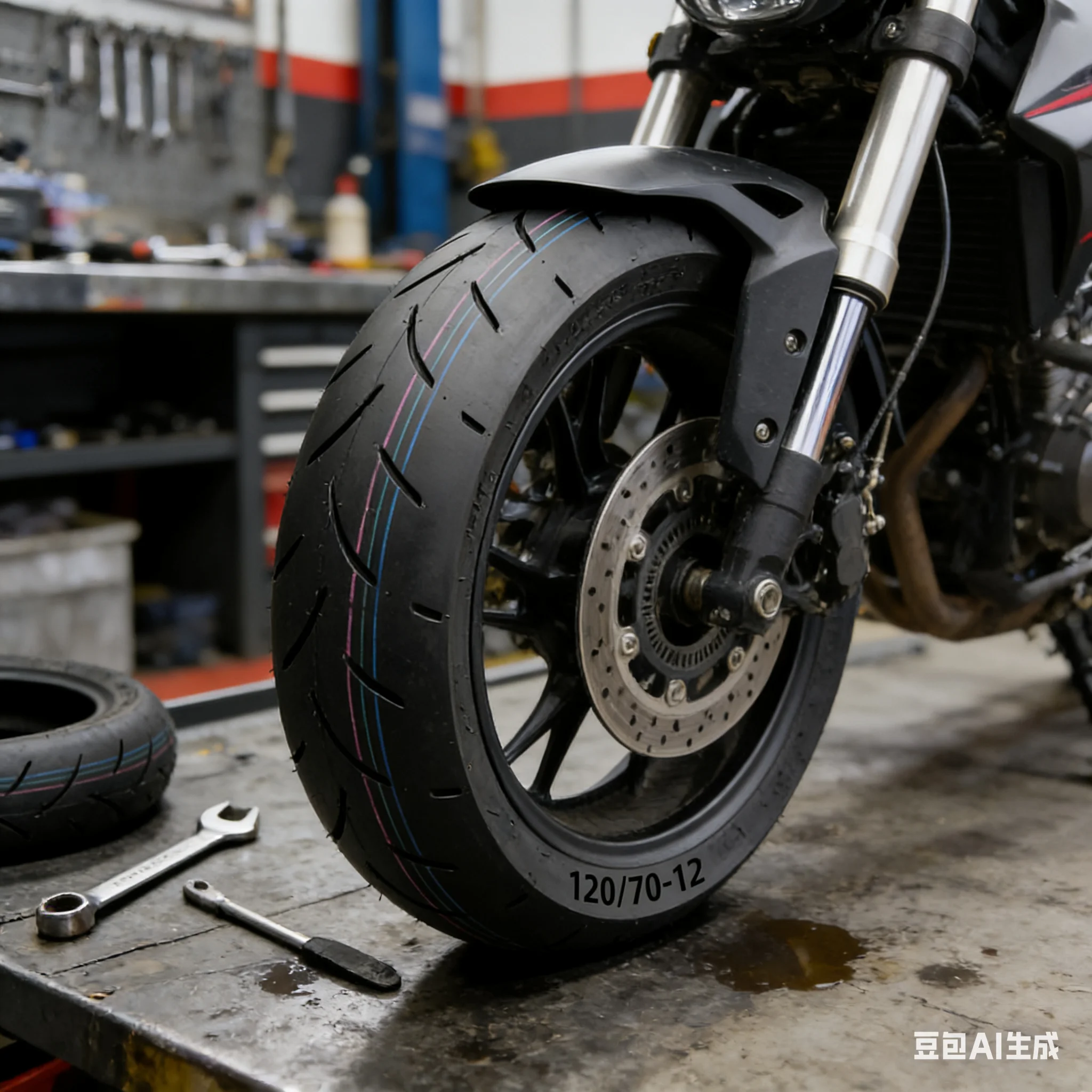 

120/70-12 Tubeless Tire For Electric Vehicle Electric Scooter Bike Road Street Widen Tires Tubeless High Performance Grip Parts