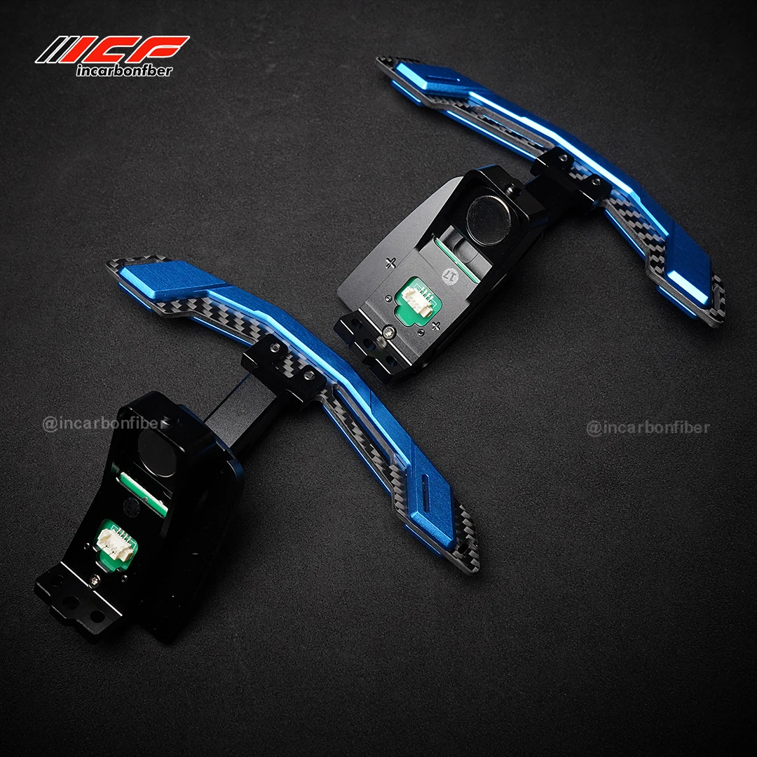 ICF Carbon Fiber Aluminum Alloy Steering Wheel Magnetic Shift Paddle For Porsche 992 GT3 New Multi Color Shift Paddles
