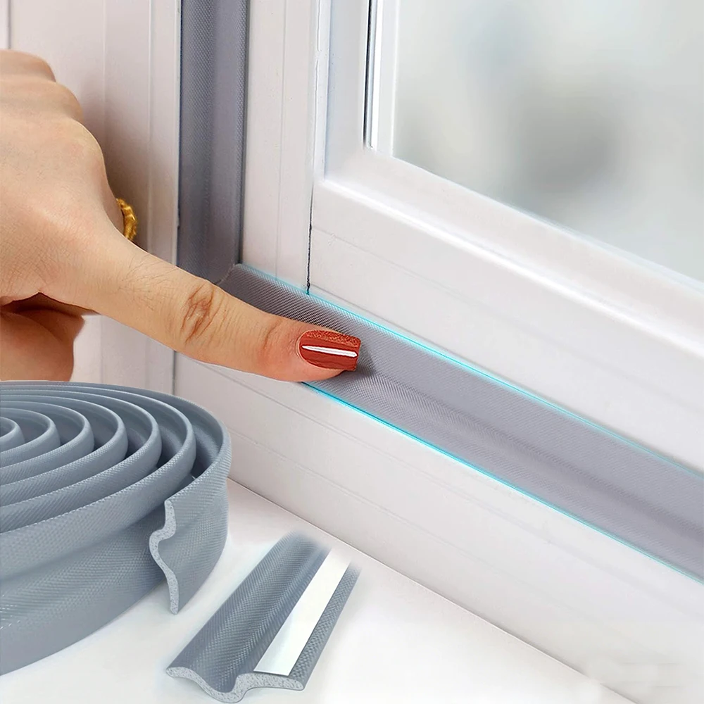

10M Weather Stripping Self-Adhesive Seal Strip for Door Window Window Insulation Soundproof Dustproof Gap Filler