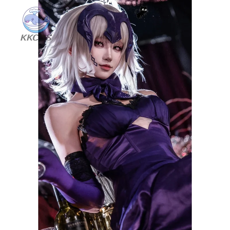 FGO Jeanne d'Arc (Alter) Holy Night Banquet cosplay Christmas Party Gorgeous Uniform Accessories Props Complete Set KKcos