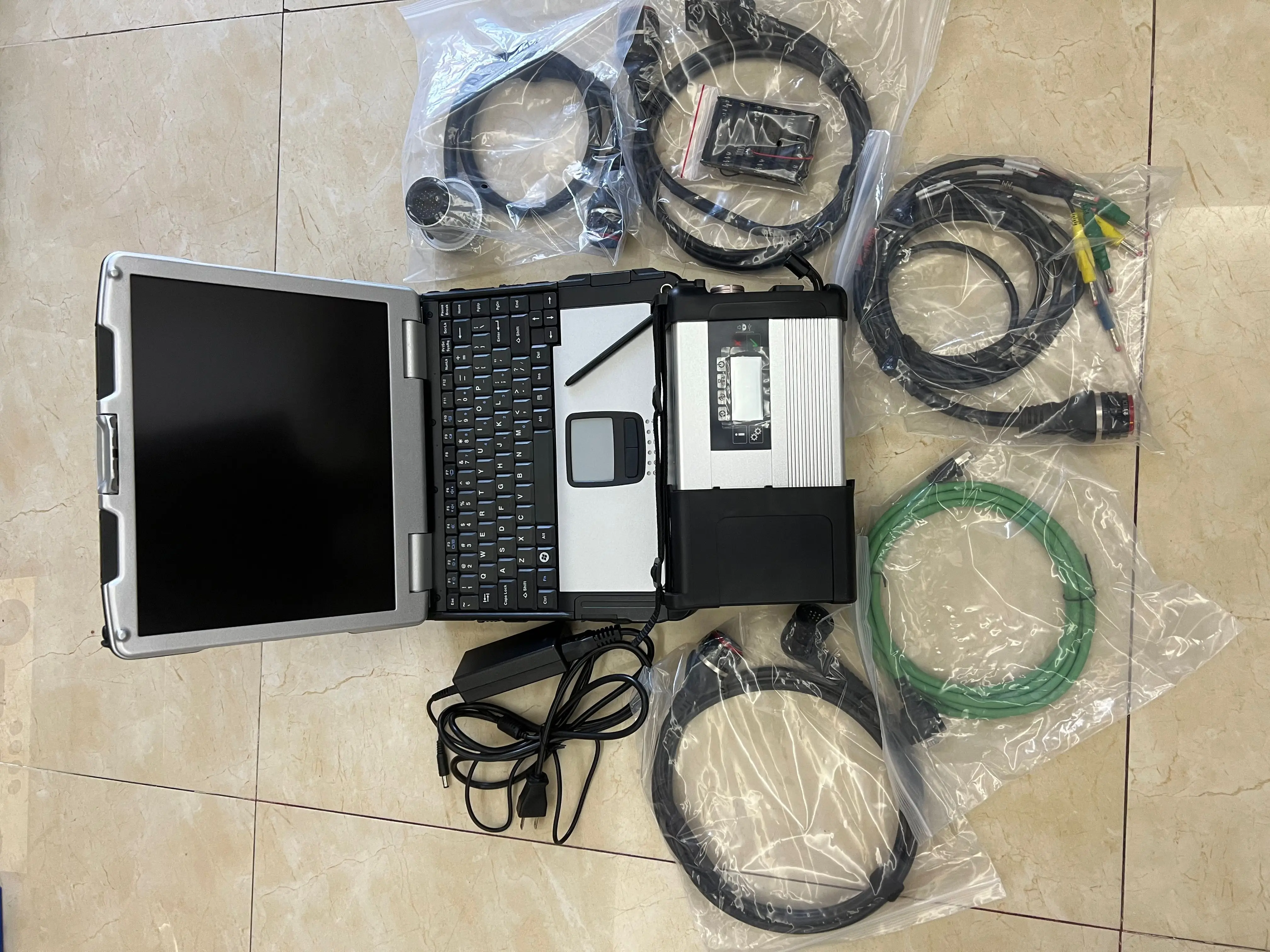 

mb star diagnostic tool sd connect c5 with laptop toughbook cf31 touch screen hdd 500gb full set ready to use windows10