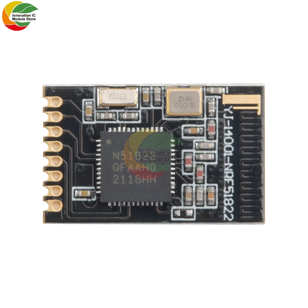 Ziqqucu nRF51822 Core51822 BLE Bluetooth 4.0 2.4G Wireless Antenna Module Board For ULP SPI I2C UART Interface